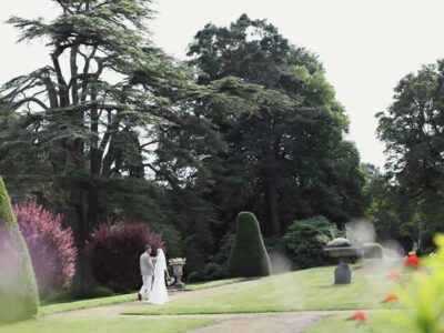 Beautiful garden settings at Kirknewton House Stables