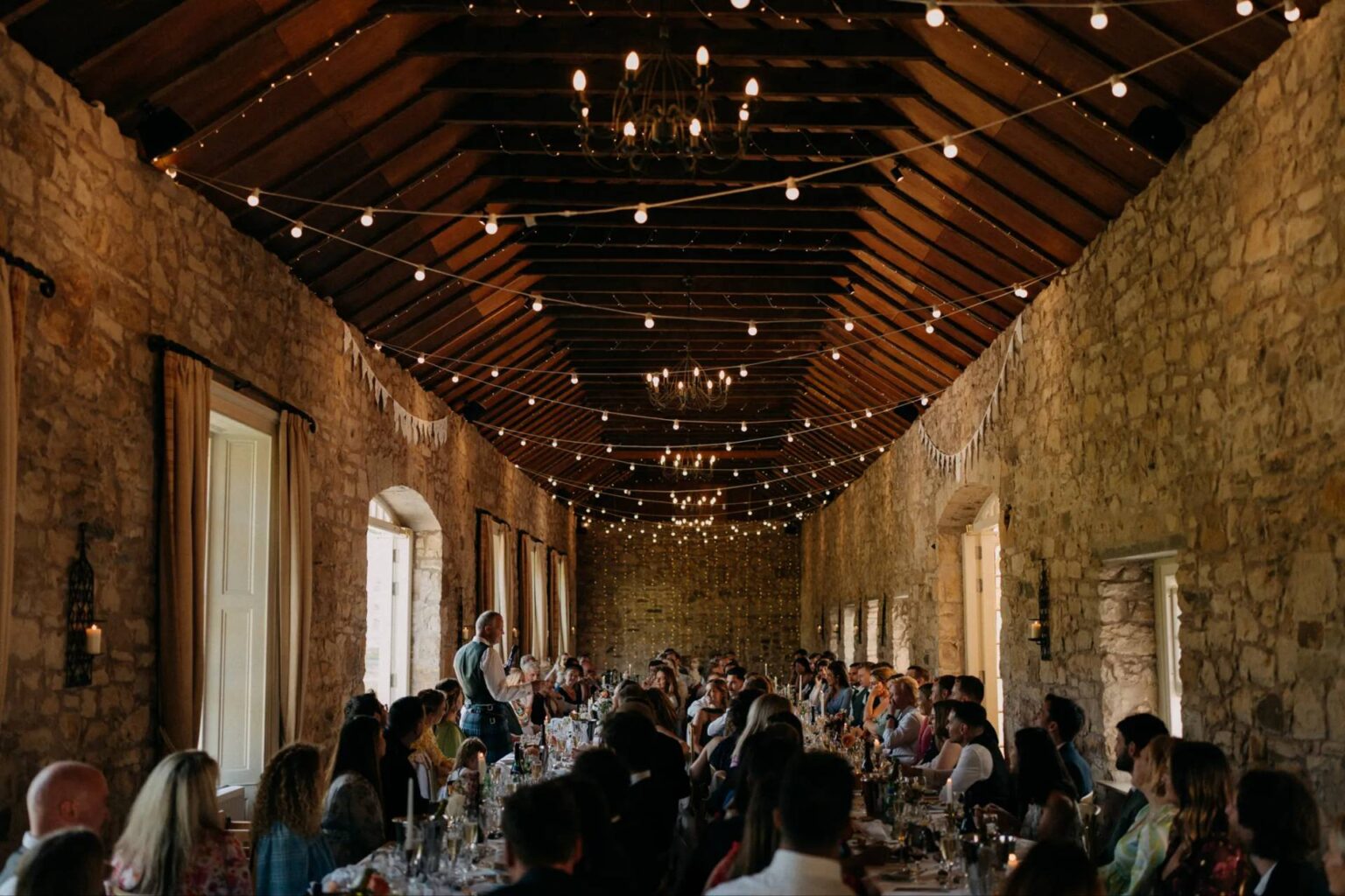 Best mans speech at Kirknewton House Stables wedding